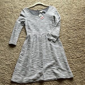 Madison Jules light grey sparkle dress